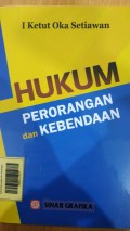 Hukum Perorangan Dan Kebendaan