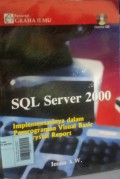 SQL Server 2000 Implementasinya Dalam Pemrograman Visual Basic Dan Crystal Report