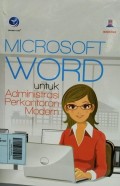 Microsoft Word Untuk Administrasi Perkantoran Modern : Microsoft Office 2019