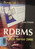 RDBMS Menggunakan MS SQL Server 2000